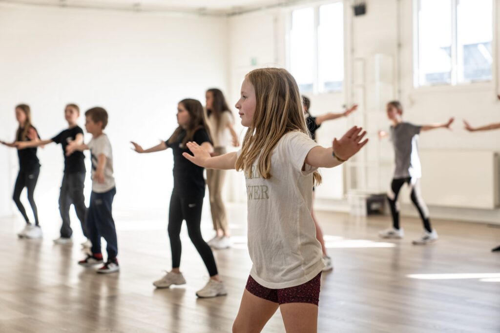 Dansundervisning på Spjæt Dansestudio